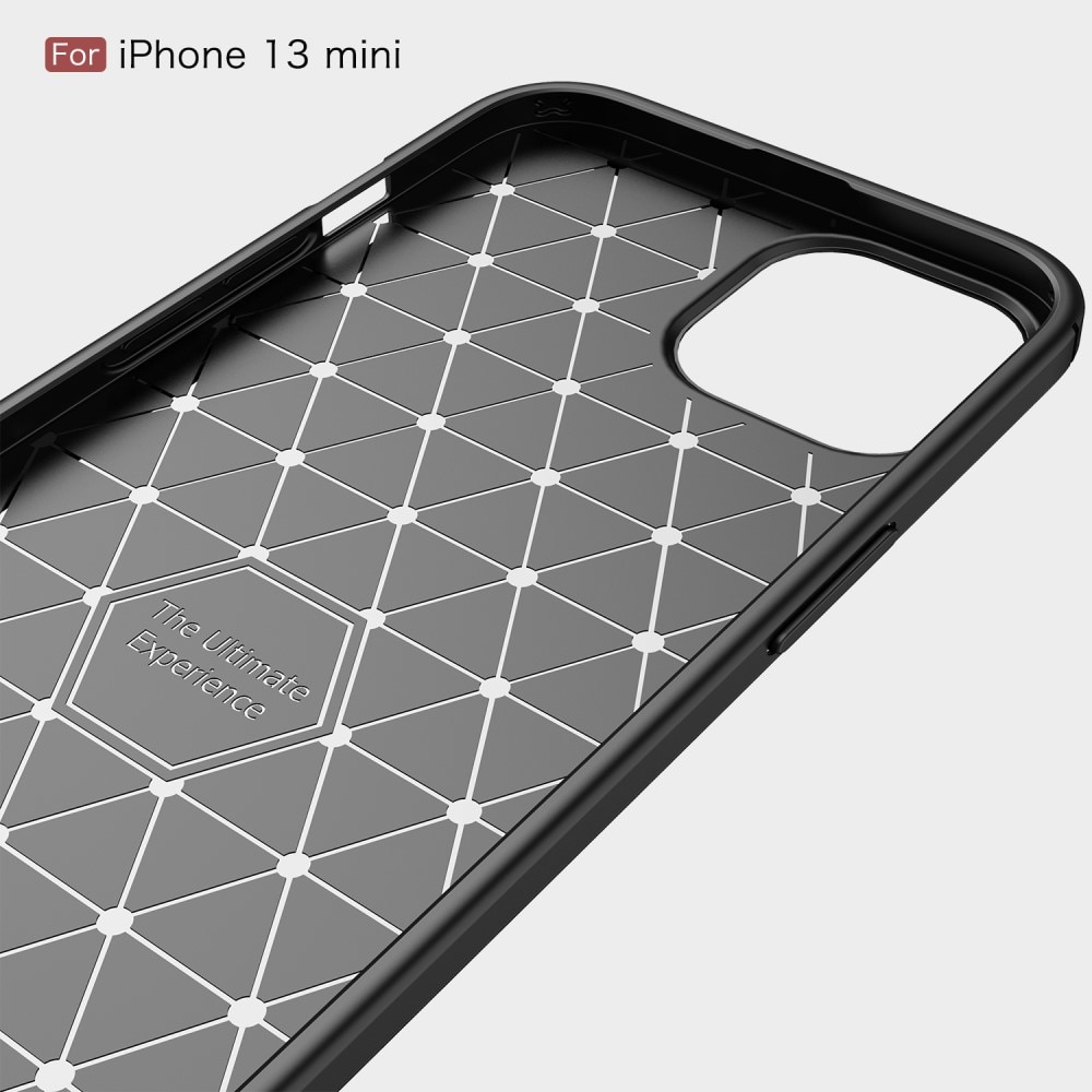Apple iPhone 13 Mini Cover TPU Brushed Sort