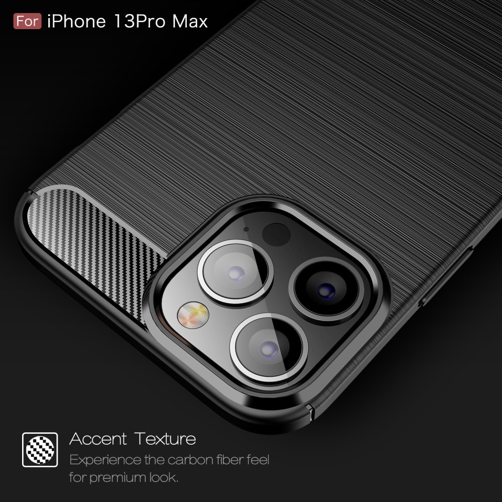 Brushed TPU Cover iPhone 13 Pro Max Black