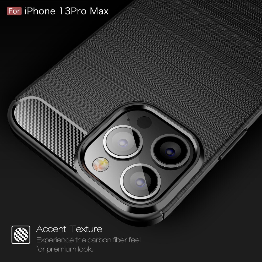 Brushed TPU Cover iPhone 13 Pro Max Black