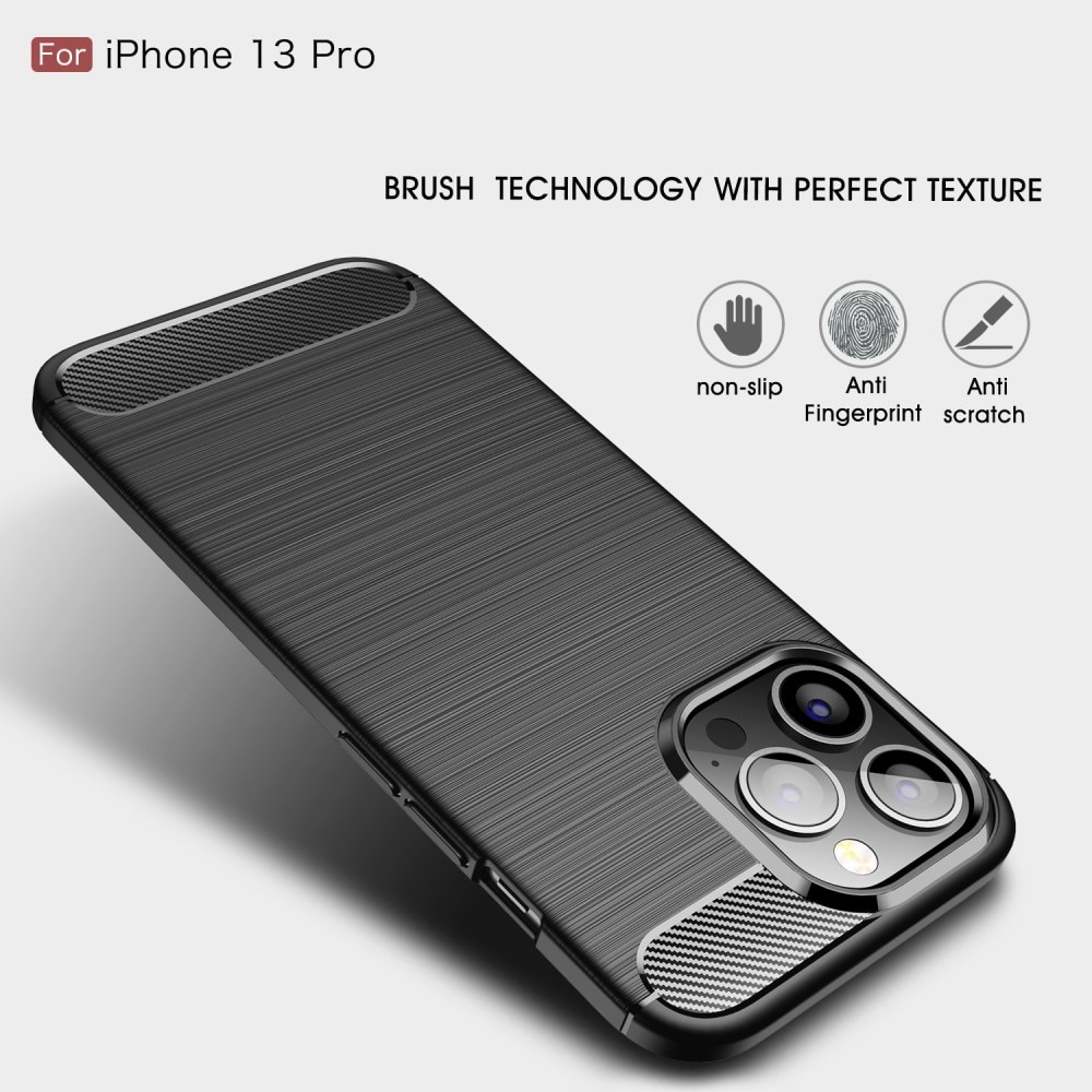 Brushed TPU Cover iPhone 13 Pro Black