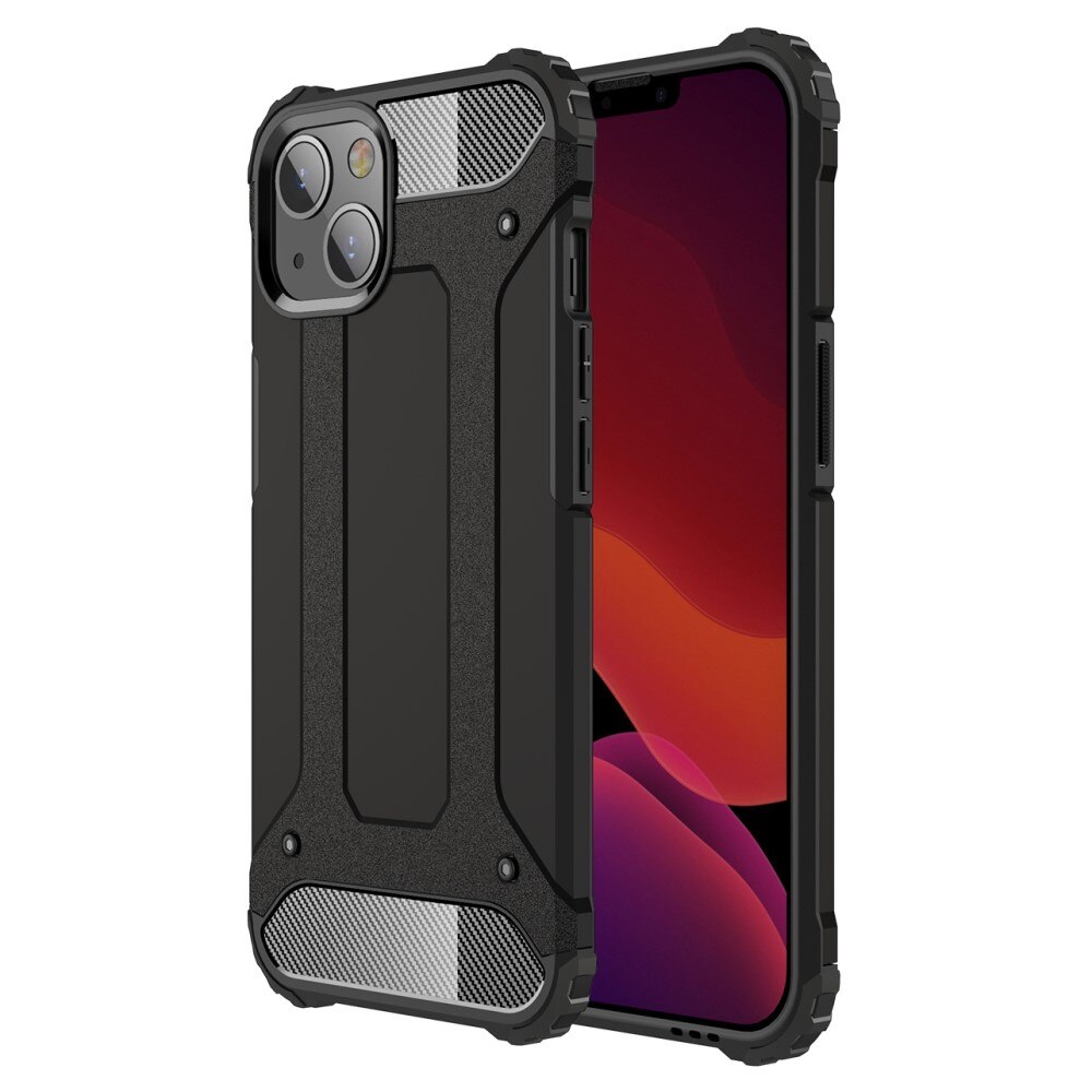 Hybridcover Tough iPhone 13 sort