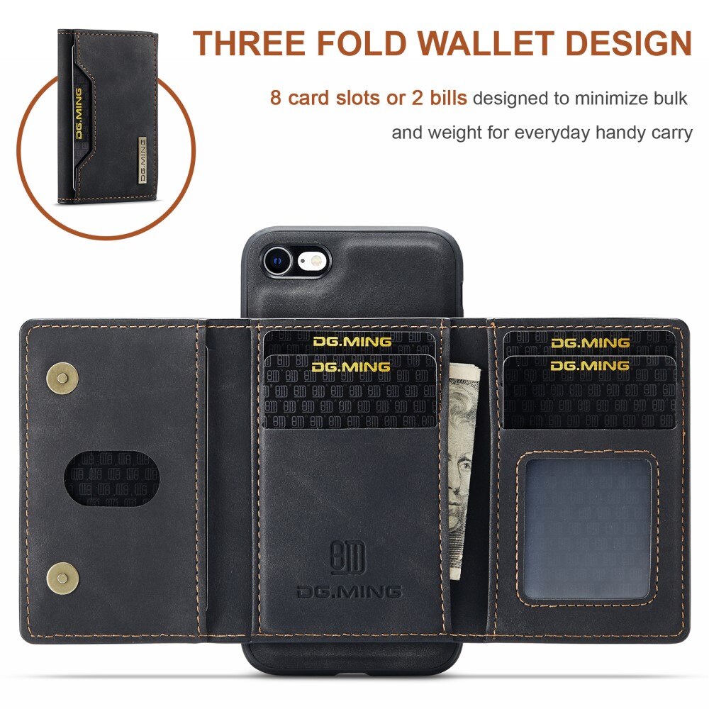 Magnetic Card Slot Case iPhone SE 2022 Sort