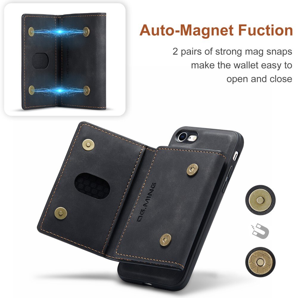 Magnetic Card Slot Case iPhone SE 2022 Sort