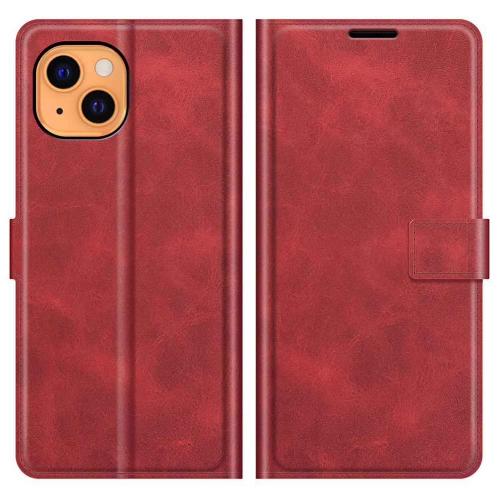 Leather Wallet iPhone 13 Red