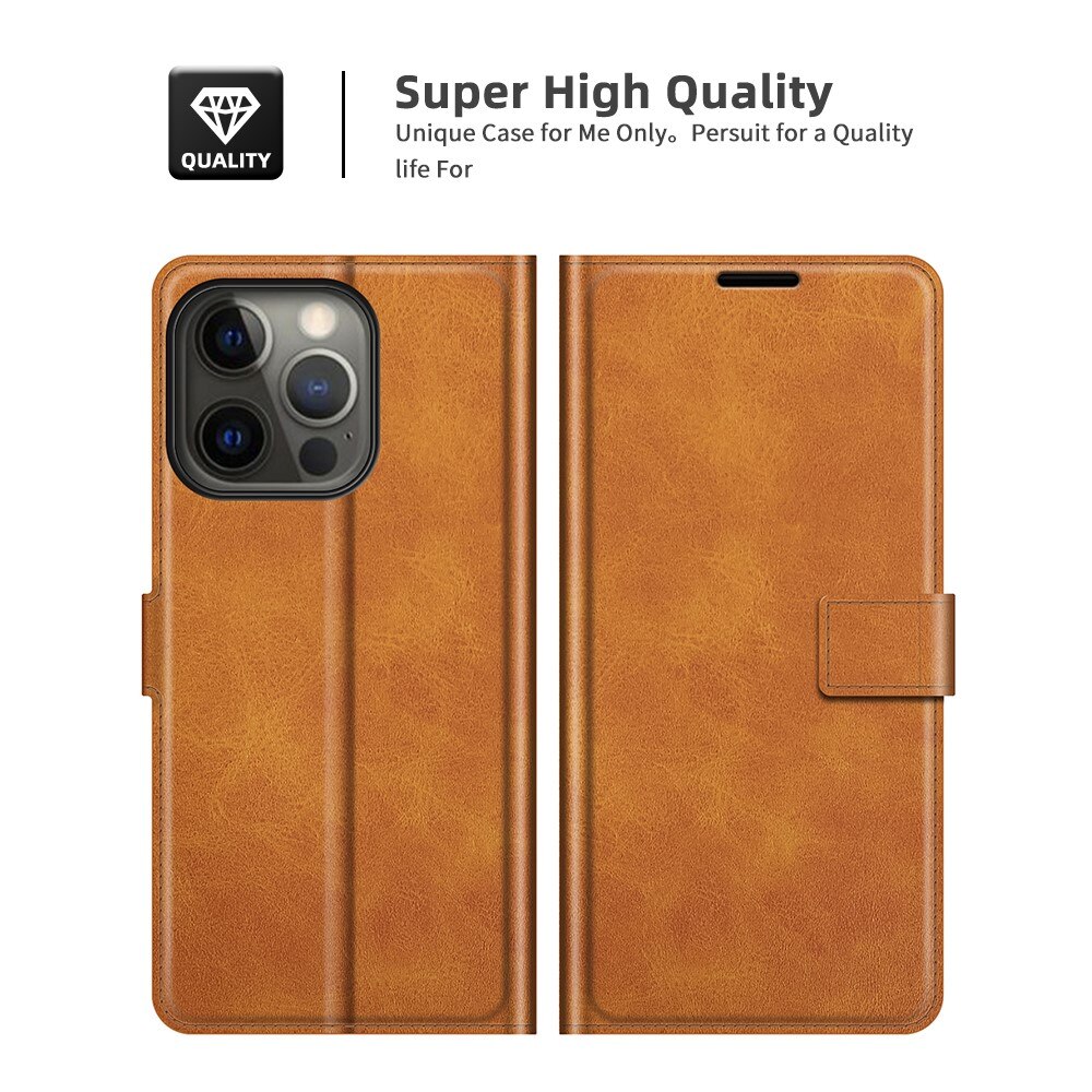 Leather Wallet iPhone 13 Pro Cognac