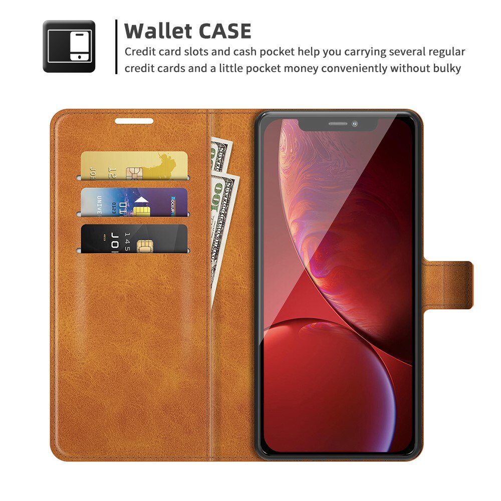 Leather Wallet iPhone 13 Pro Cognac