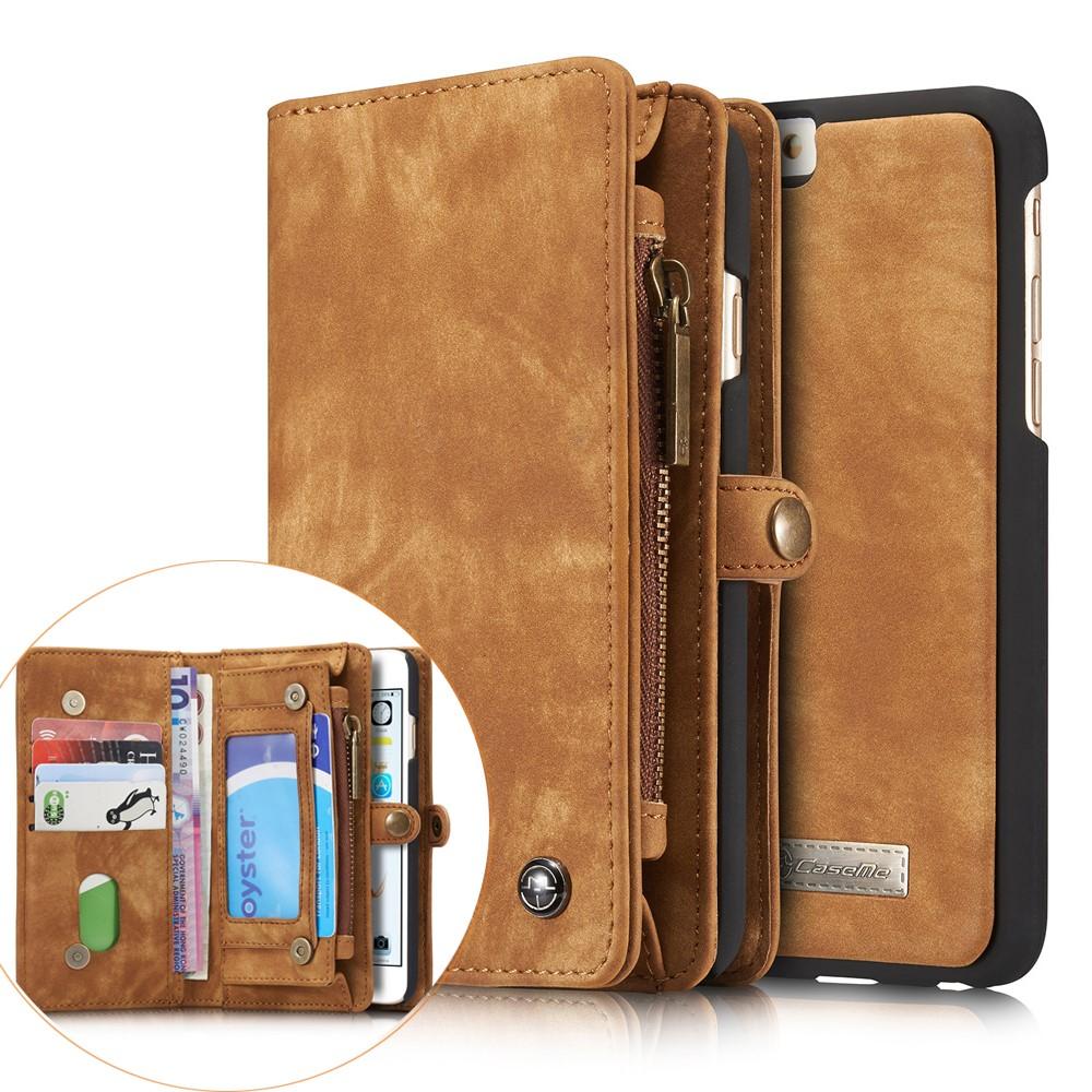 Multi-slot Mobiltaske iPhone 6 Plus/6S Plus brun