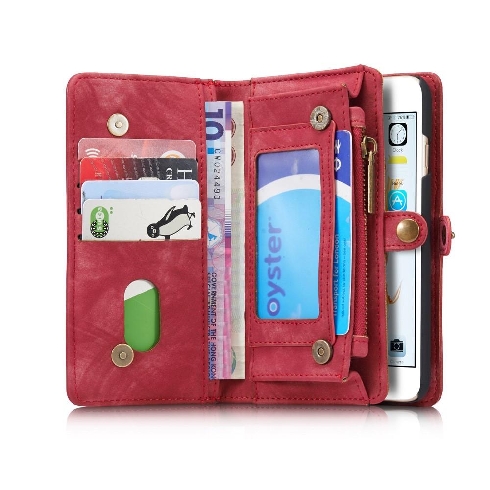 Multi-slot Mobiltaske iPhone 6/6S rød