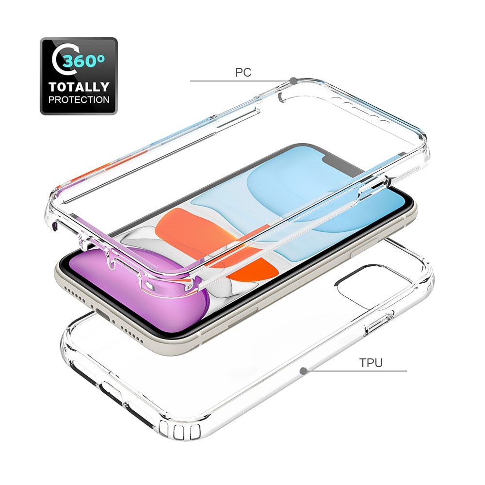 Full Protection Case iPhone 11 gennemsigtig