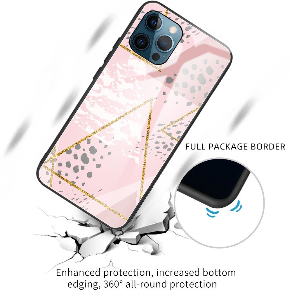 Cover Hærdet Glas Apple iPhone 13 Pro leopard lyserød