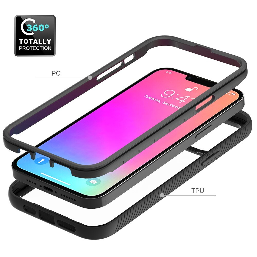 Full Cover Case Apple iPhone 13 Pro Max Sort
