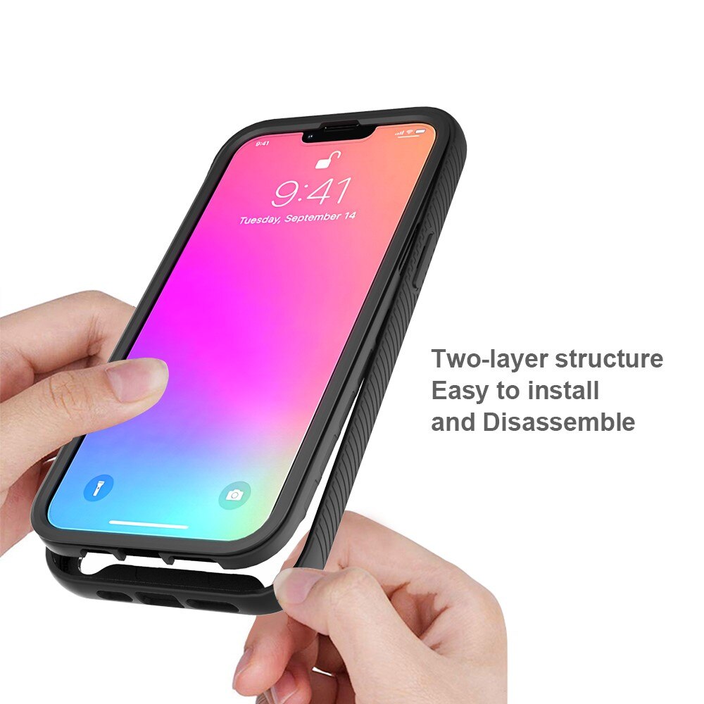 Full Cover Case Apple iPhone 13 Pro Max Sort