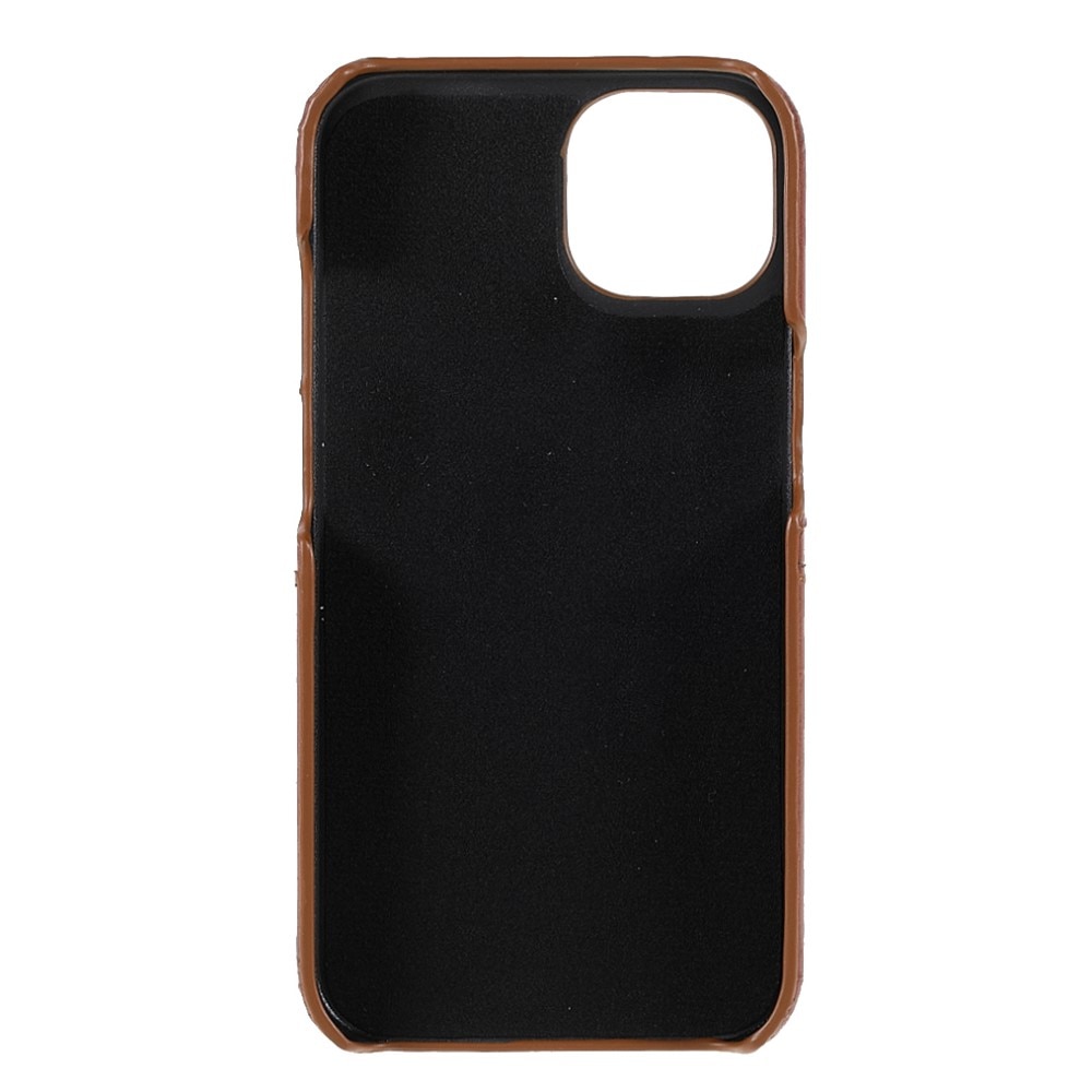 Card Slots Case Apple iPhone 13 brun