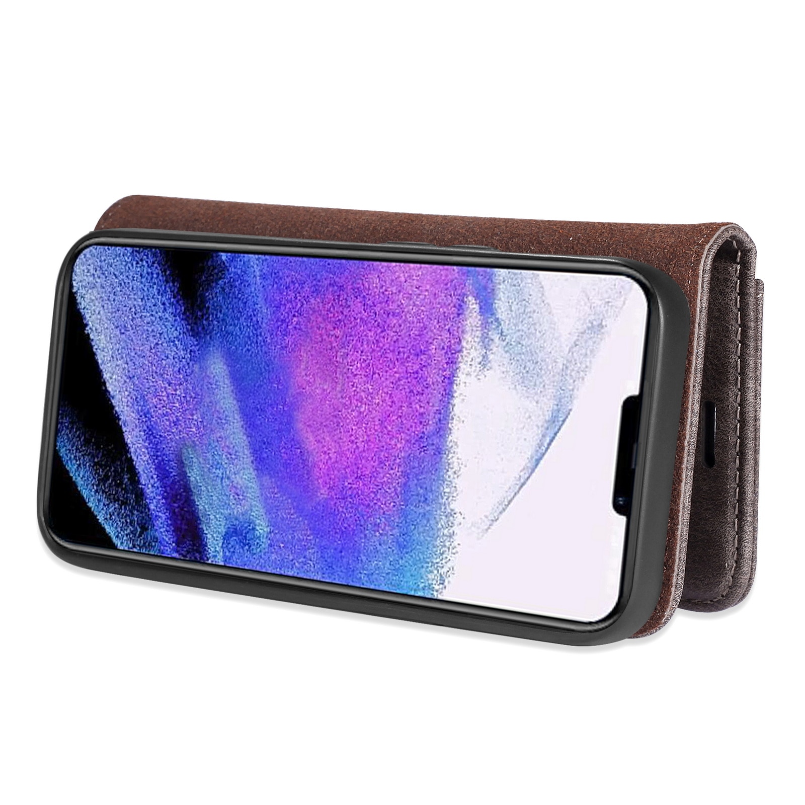 Magnet Wallet iPhone 13 Pro Max Brown