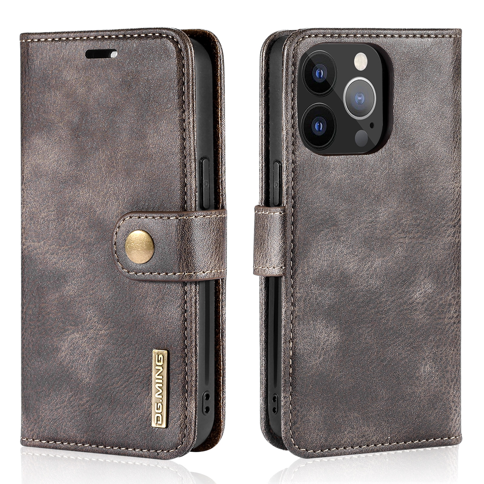 Magnet Wallet iPhone 13 Pro Brown