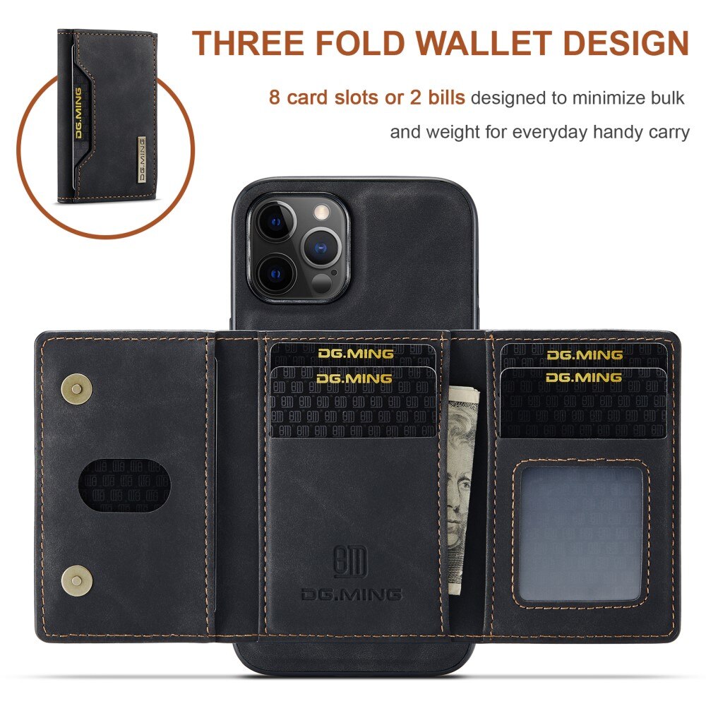 Magnetic Card Slot Case iPhone 13 Pro Max Sort