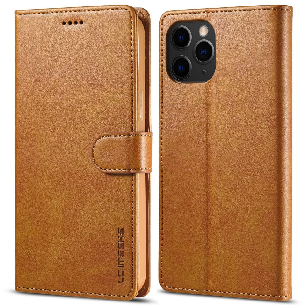 Tegnebogsetui iPhone 13 Pro Max cognac