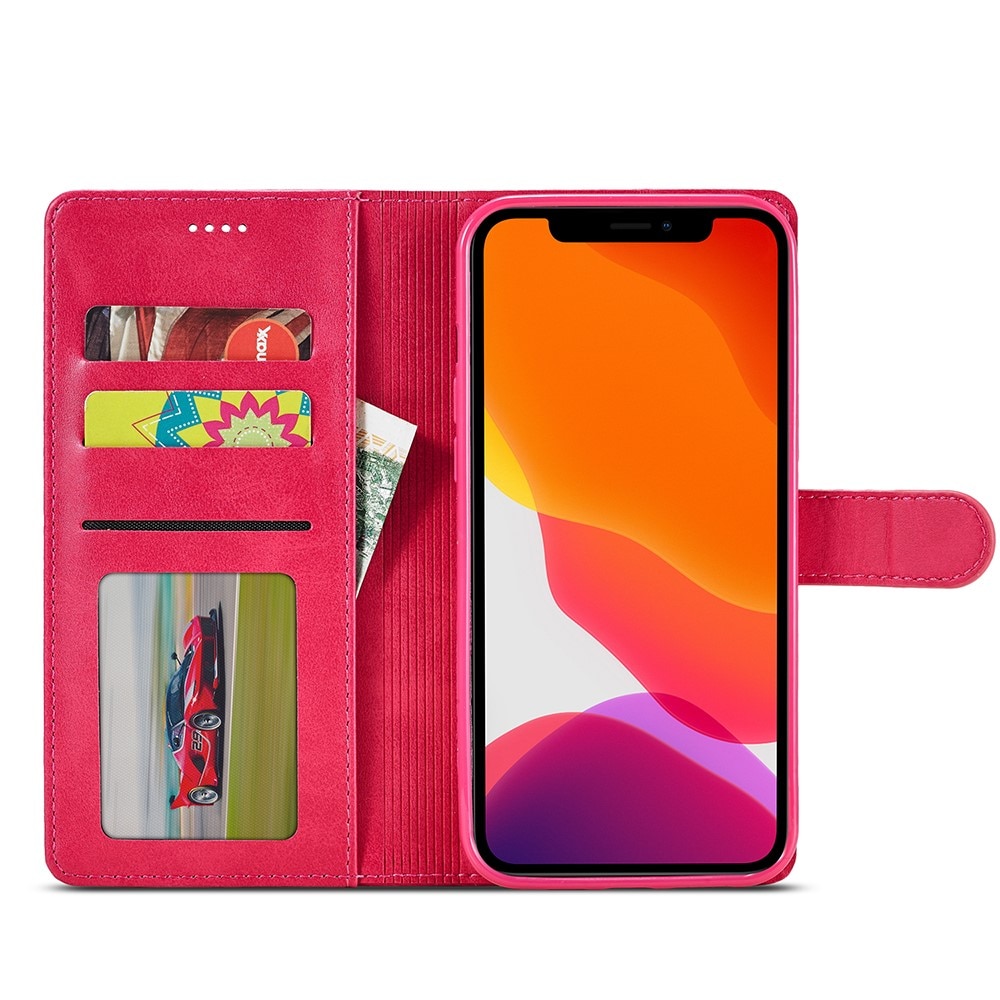 Tegnebogsetui iPhone 13 Pro lyserød