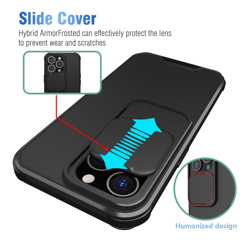 Cover kamerabeskyttelse iPhone 13 Pro Max sort