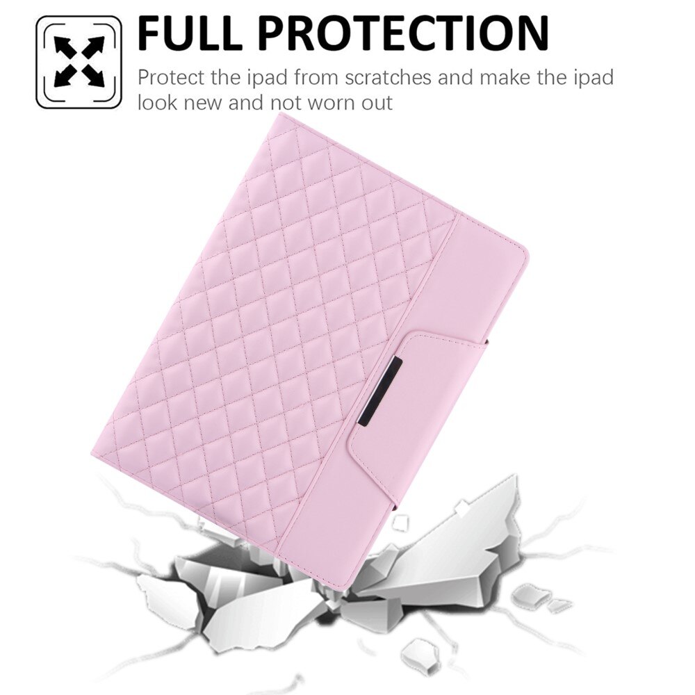 Cover iPad Air 10.5 3rd Gen (2019) Quilted lyserød