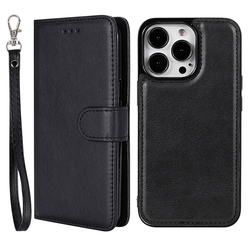 Magnetisk Wallet  iPhone 13 Pro sort