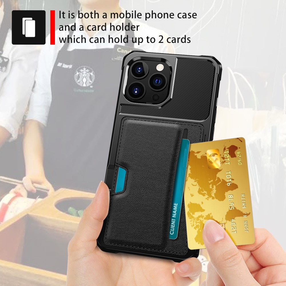 Tough Card Case iPhone 13 Pro Max sort