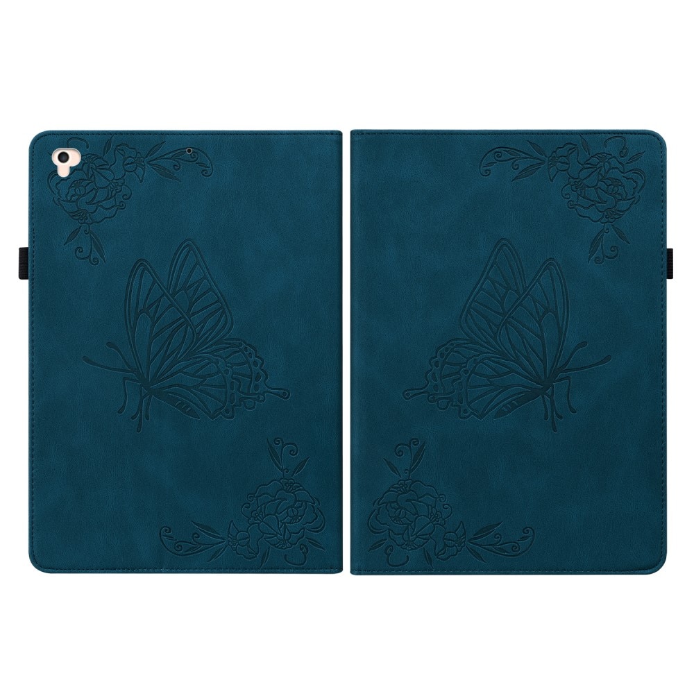 Læderetui Sommerfugle iPad Air 2 9.7 (2014) blå