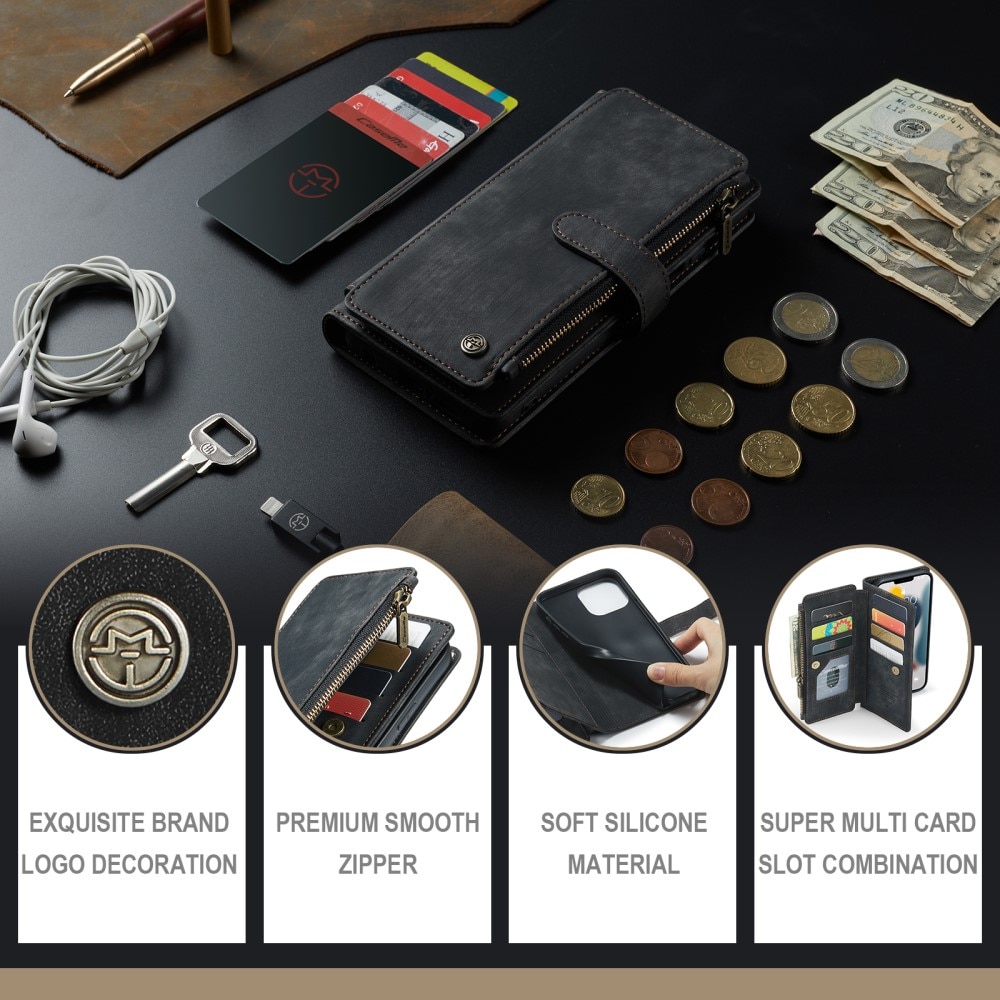 Zipper Wallet iPhone 13 Pro Max Sort