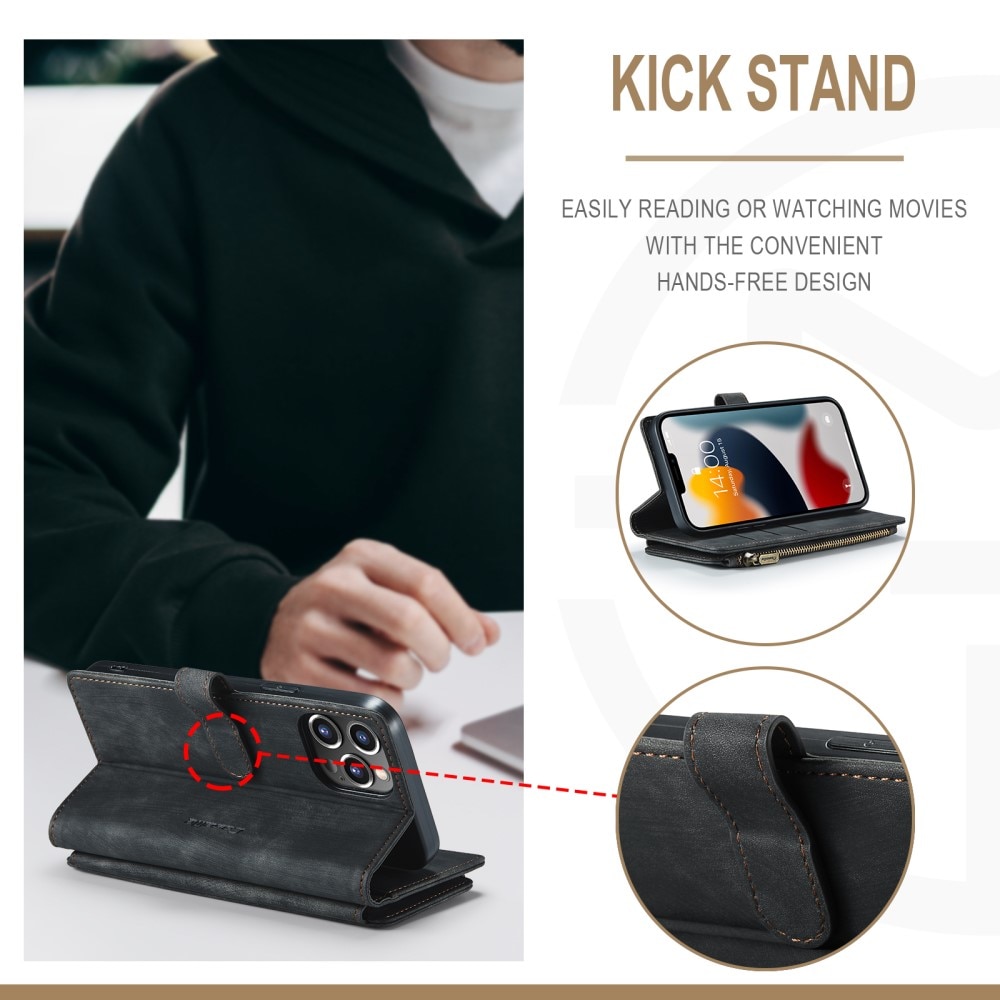 Zipper Wallet iPhone 13 Pro Max Sort
