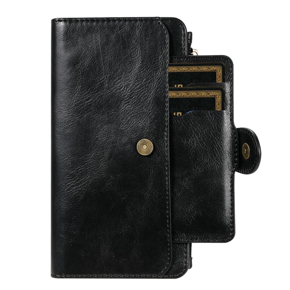 Magnet Leather Multi-Wallet iPhone 13 Pro sort