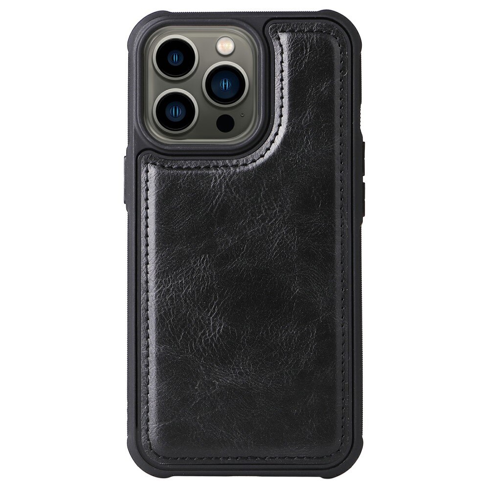 Magnet Leather Multi-Wallet iPhone 13 Pro sort