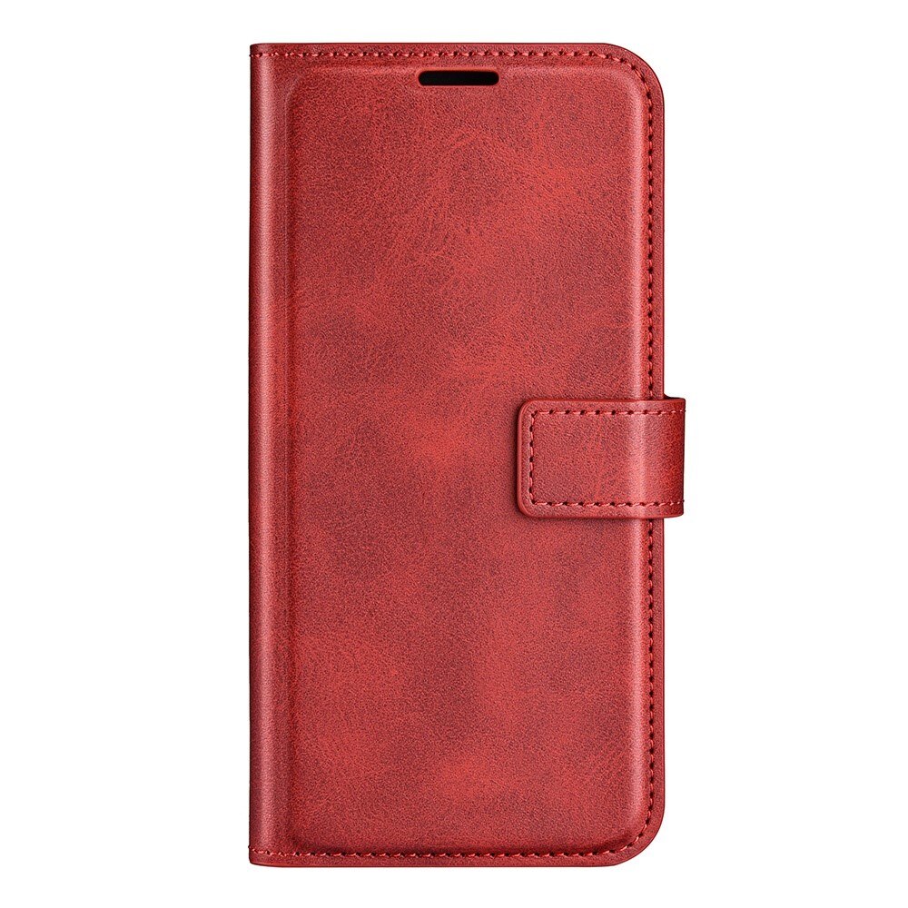 Leather Wallet iPhone 14 Pro Max Red