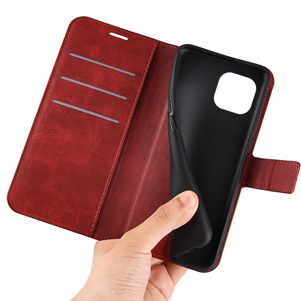 Leather Wallet iPhone 14 Red