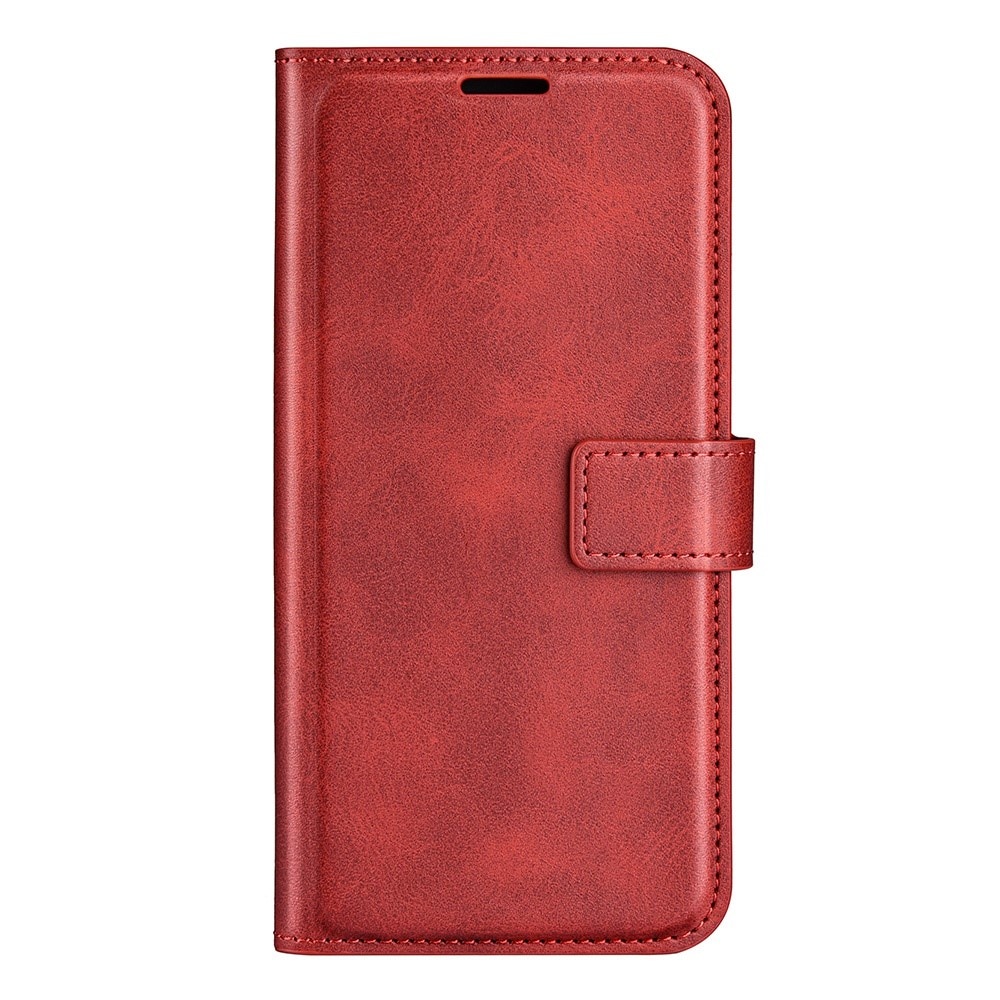 Leather Wallet iPhone 14 Red