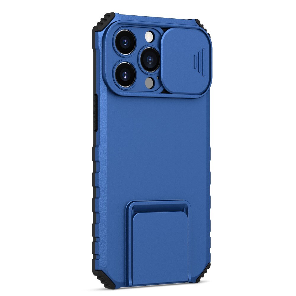 Apple iPhone 13 Pro Kickstand Cover kamerabeskyttelse Blå
