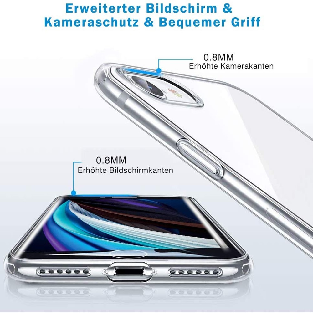 iPhone 8 Cover TPU gennemsigtig