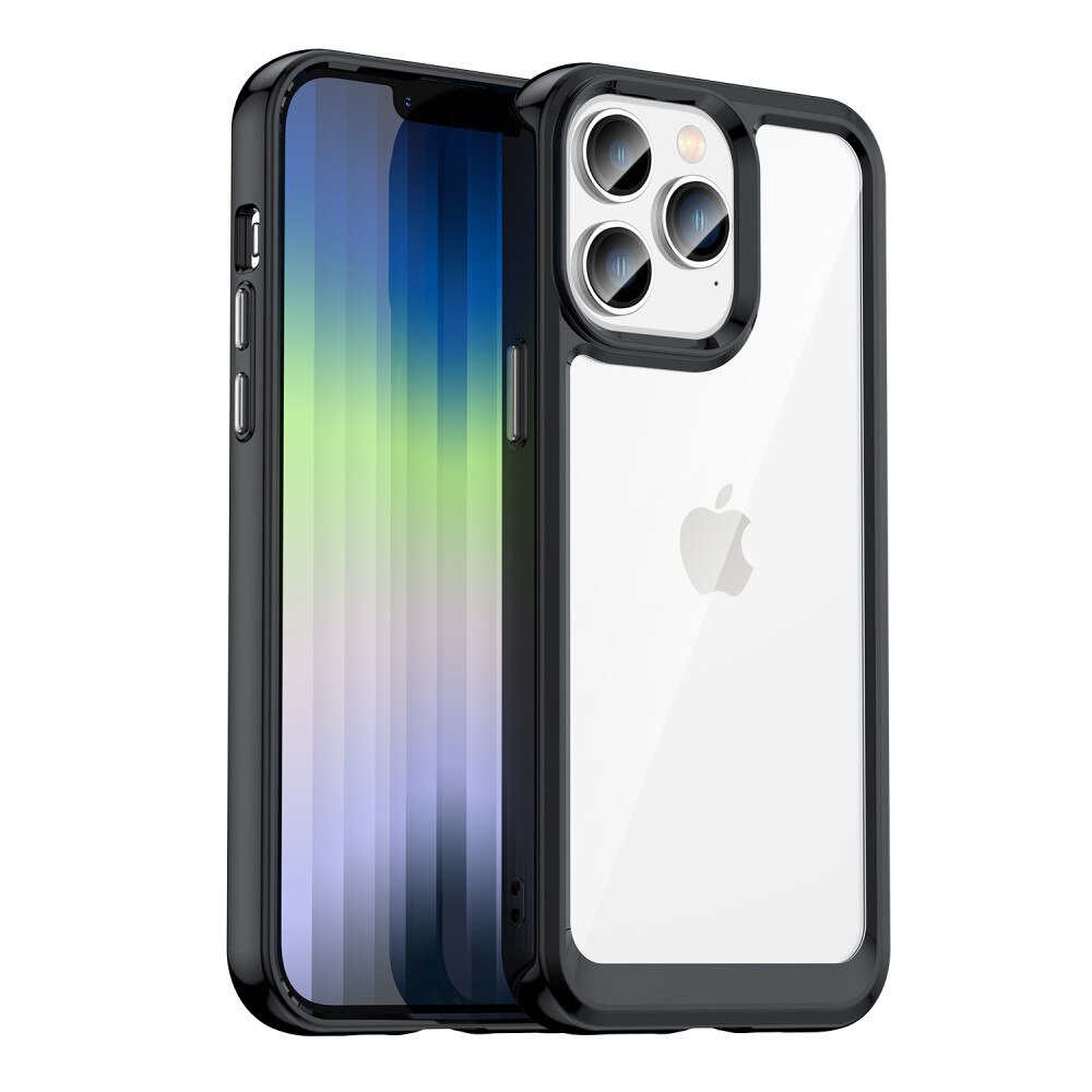 Hybridcover iPhone 14 Pro Sort