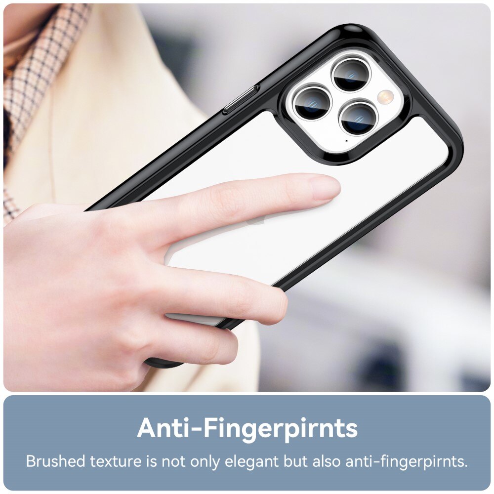 Hybridcover iPhone 14 Pro Sort