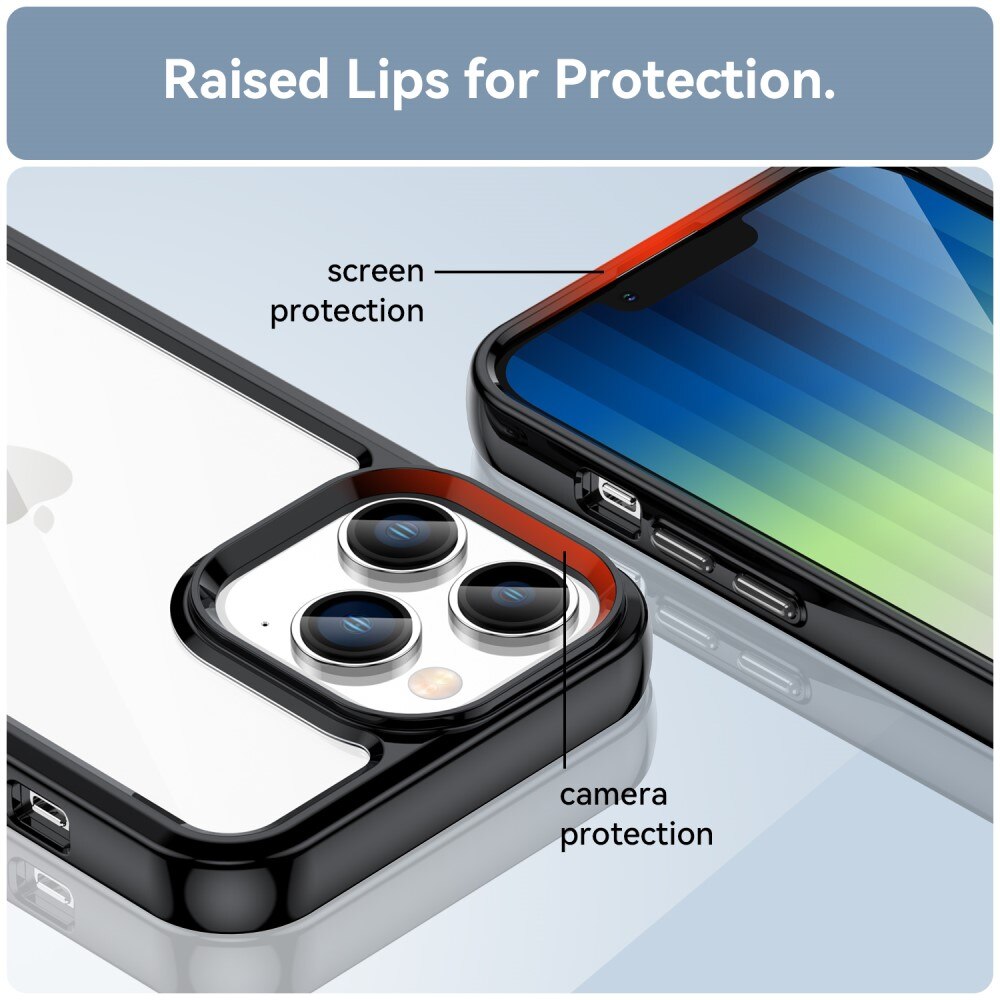 Hybridcover iPhone 14 Pro Sort