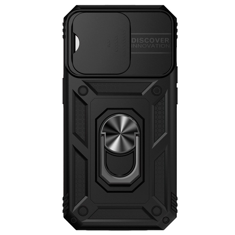 Hybridcover Ring + Kamerabeskyttelse iPhone 14 Pro Max Sort