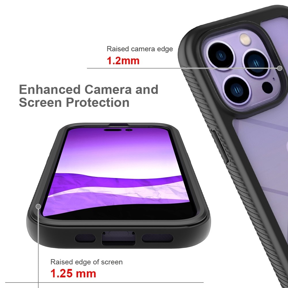 Full Cover Case iPhone 14 Pro Sort