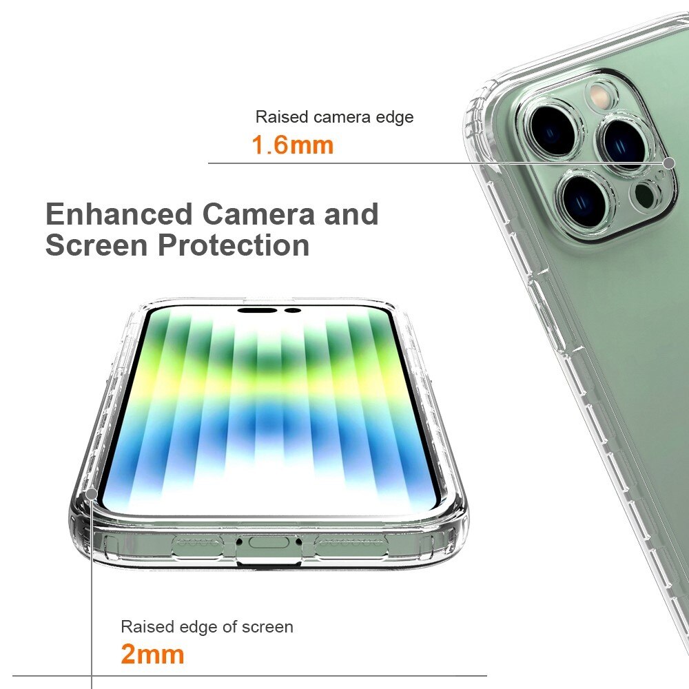 Full Cover Case iPhone 14 Pro Max Gennemsigtig