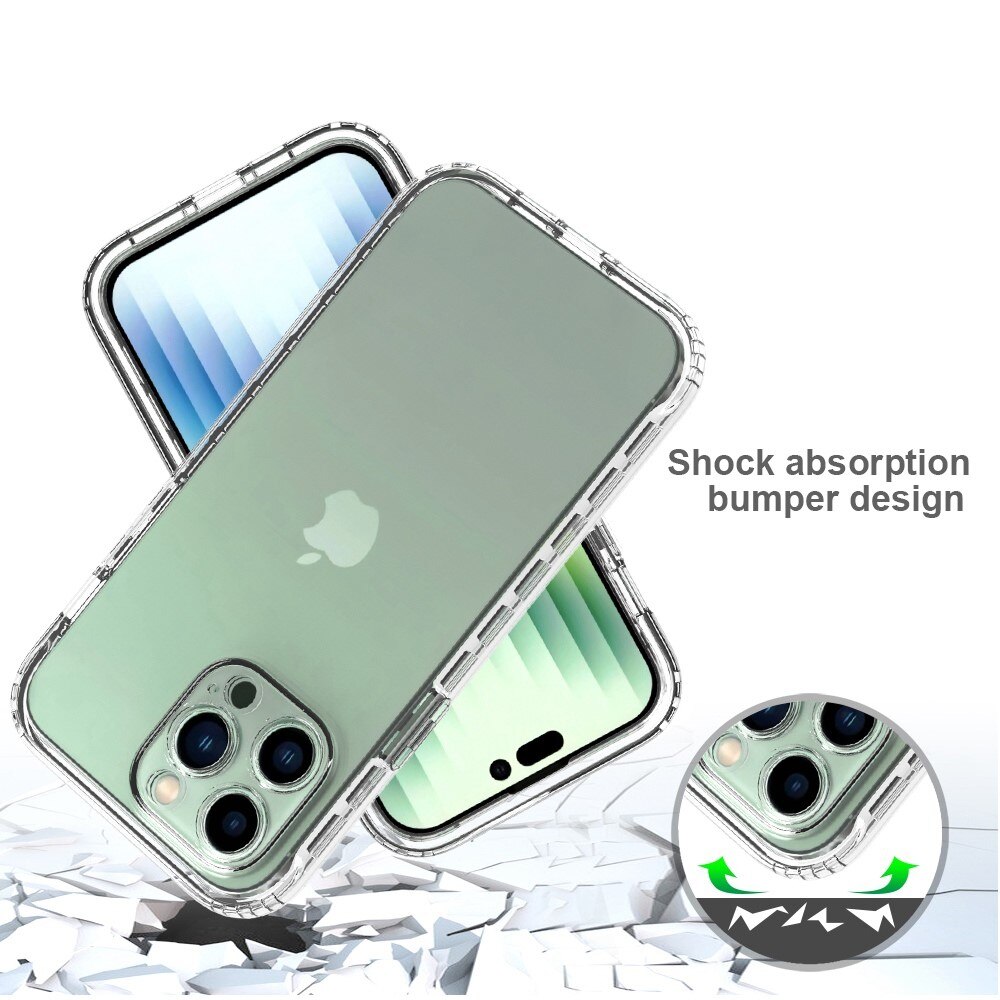 Full Cover Case iPhone 14 Pro Max gennemsigtig