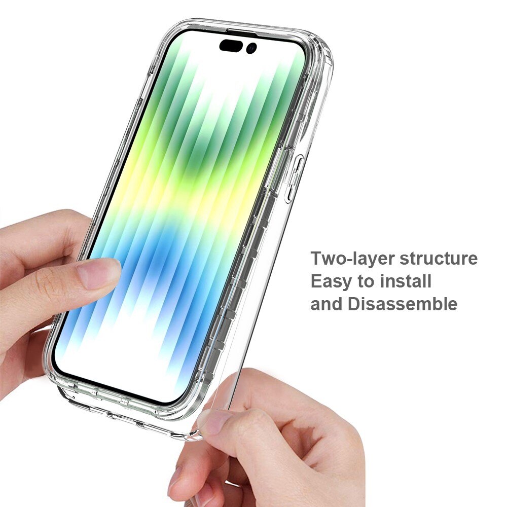 Full Cover Case iPhone 14 Pro Max Gennemsigtig