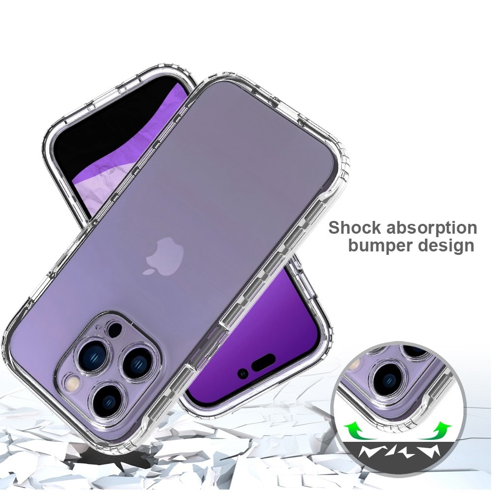 Full Cover Case iPhone 14 Pro gennemsigtig