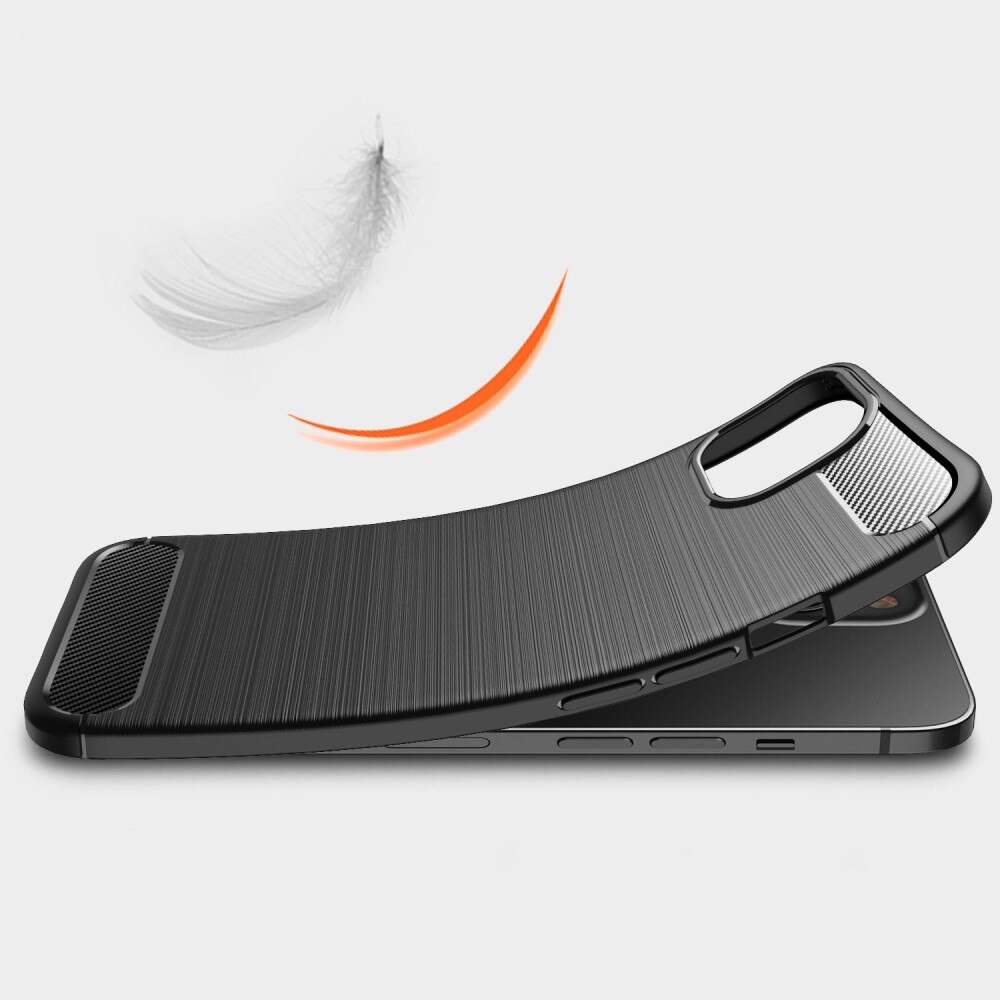 Brushed TPU Cover iPhone 14 Plus Black