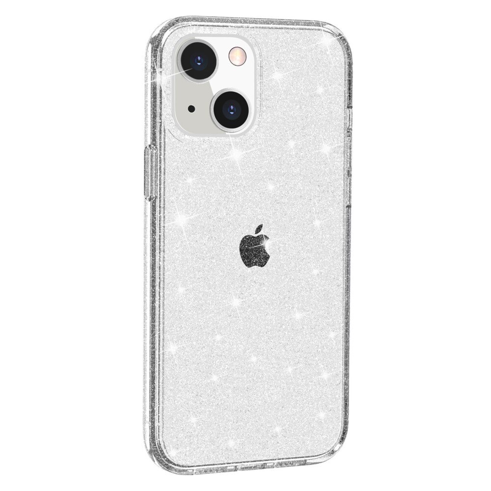 Liquid Glitter Case iPhone 15 Plus gennemsigtig