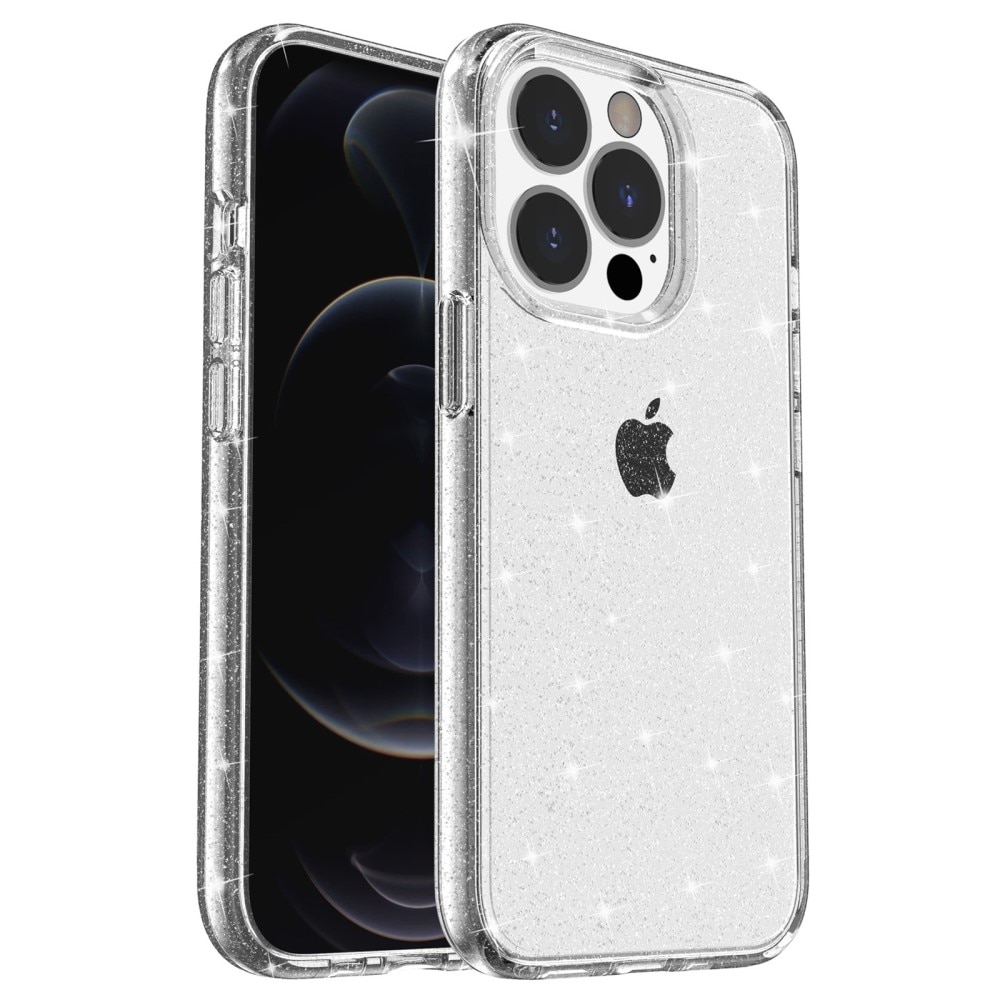Liquid Glitter Case iPhone 15 Pro Max gennemsigtig
