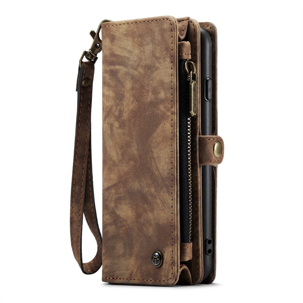 Multi-slot Mobiltaske iPhone 7 Plus/iPhone 8 Plus Brun