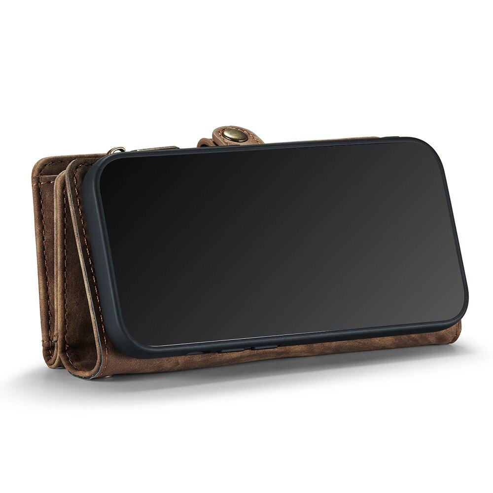 Multi-slot Mobiltaske iPhone 7 Plus/iPhone 8 Plus Brun